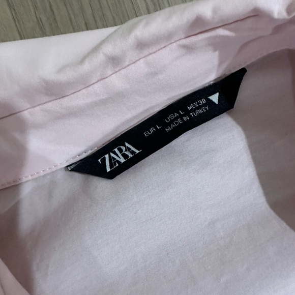 Zara pink oversized button down - Picture 2 of 2